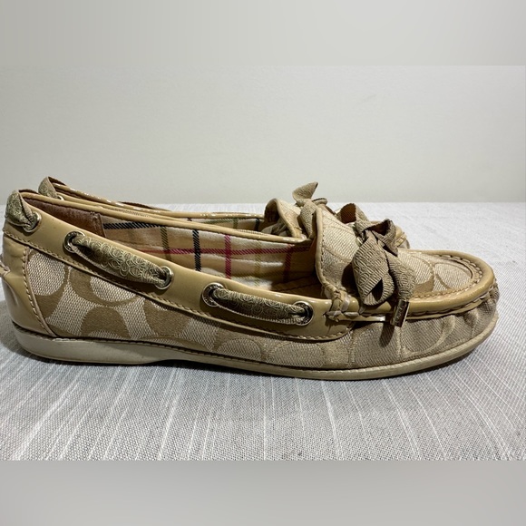 Coach Carisa Top Siders Boat Shoes, women's size 7.5 - Picture 3 of 8